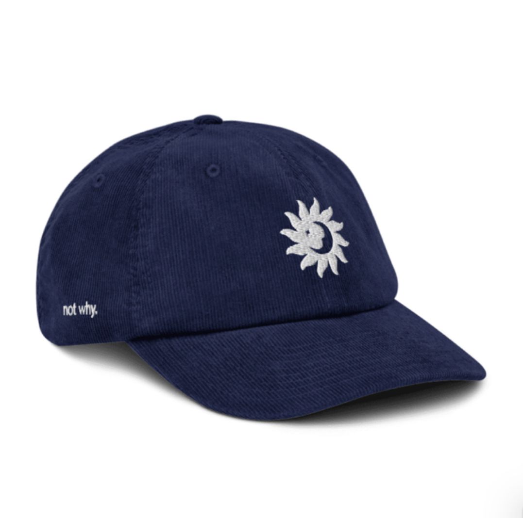IKIGEN® Corduroy Cap - Navy Blue