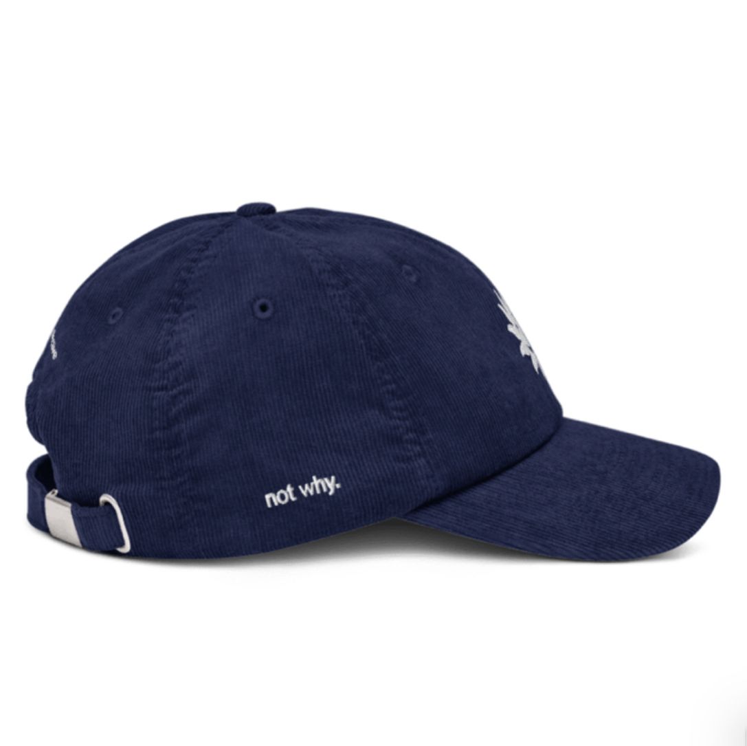 IKIGEN® Corduroy Cap - Navy Blue