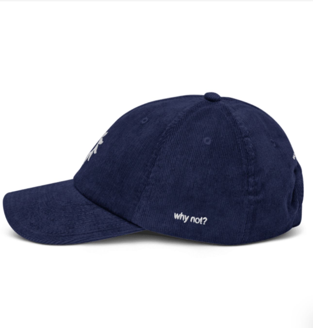 IKIGEN® Corduroy Cap - Navy Blue
